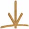Ekena Millwork Alberta Rough Sawn Timber Gable Bracket, Western Red Cedar, 96"W x 64"H x 4"D x 4"F, 16/12 Pitch GBW096X64X0404ALB00RWR - alternate 3